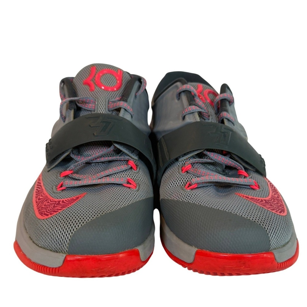 Nike KD 7 Calm Before the Storm Magnet Grey Bright Mango Size 6Y